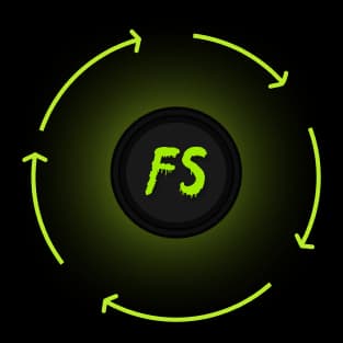 coin with arrows circle